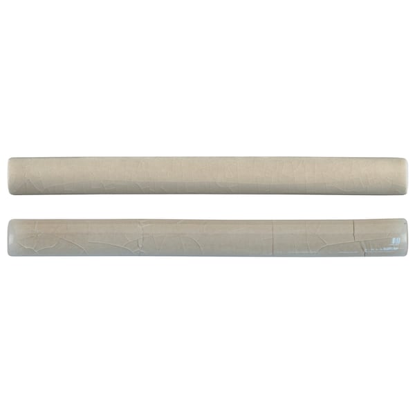 Msi Portico Pearl Quarter Round Molding 5/8 In. X 6 In. Glossy Ceramic Wall Tile, 20PK ZOR-MD-T-0016 - main